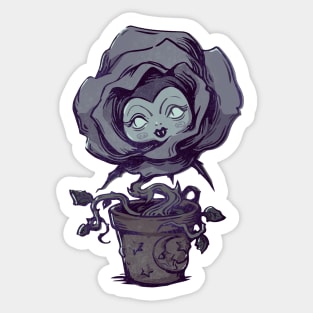 Spooky Flower Sticker